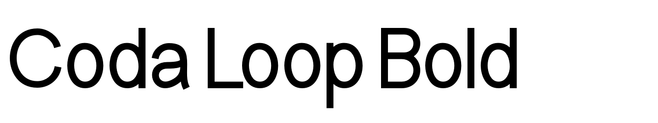 Coda Loop Bold